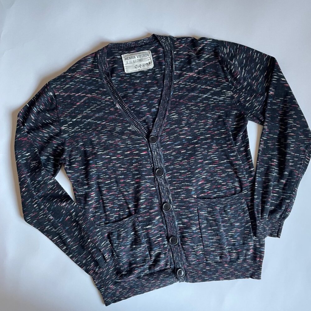 HENRIK VIBSKOV cotton cardigan men's M